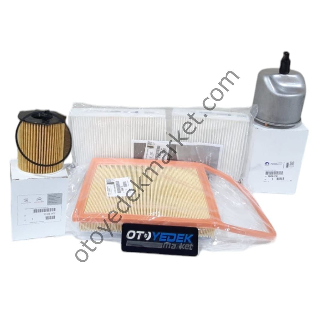 Peugeot 2008 (2013-2015) 1.6 Hdı Euro5 Filtre Seti Yağsız (Orijinal)