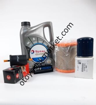 Peugeot 106 (1997-2002) 1.4 ve 1.6 Bakım Seti ve Motor Yağı (Orijinal)