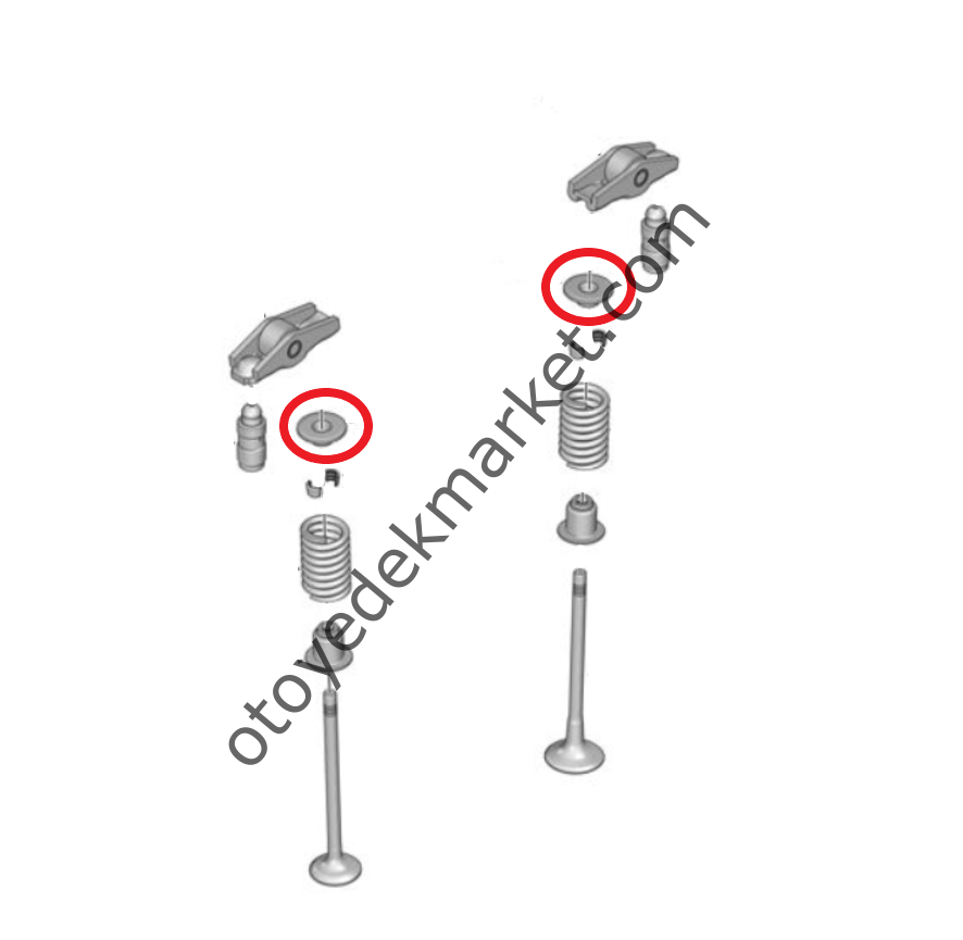 Citroen C-Elysee (2018-2024) 1.5 BlueHdi Sübap Yayı Tablası / Şapkası (Orijinal)