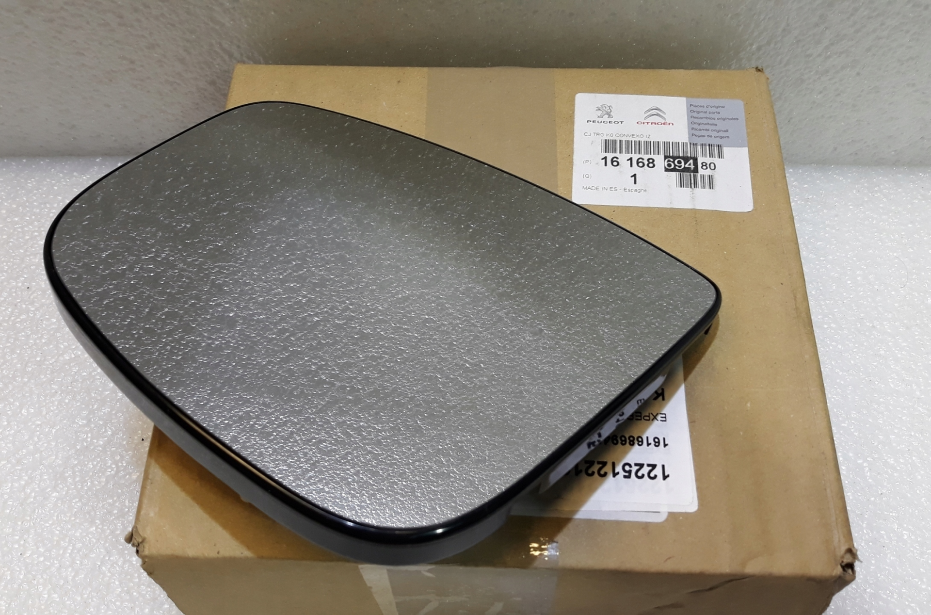 Citroen Berlingo (2018-2025) Sol Dikiz Aynası Camı (Orijinal)