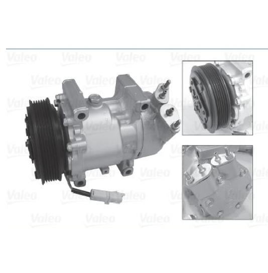 Peugeot 206 (1998-2010) 1.4 - 1.6 Benzinli Klima Kompresörü (Valeo)