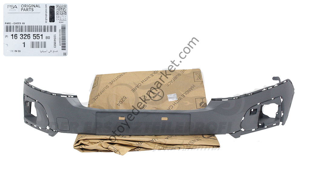 Peugeot Rifter (2018-2024) Ön Tampon Alt Plastiği (Orijinal)