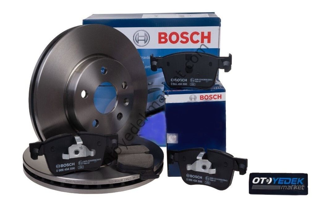 Peugeot 3008 (2016-2023) 1.2 130 Hp Ön Fren Disk Ve Balata Set Takımı (Bosch)