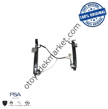 Peugeot 508 (2019-2023) Sağ Ön Kapı Camı Mekanizması (Orijinal)