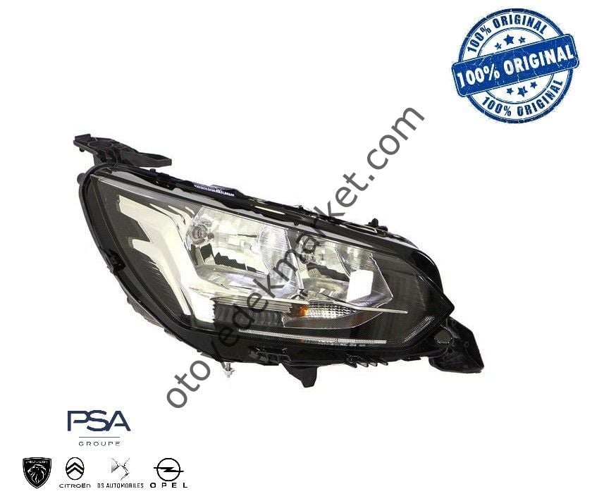 Peugeot 2008 (2020-2023) Sağ Ön Halojen Far (Orijinal)