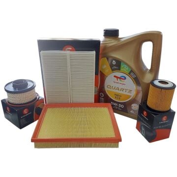 Citroen C-Elysee (2018-2024) 1.5 Blue Hdi Filtre Bakım Seti (Orijinal Eurorepar) Ve 5w30 Motor Yağ