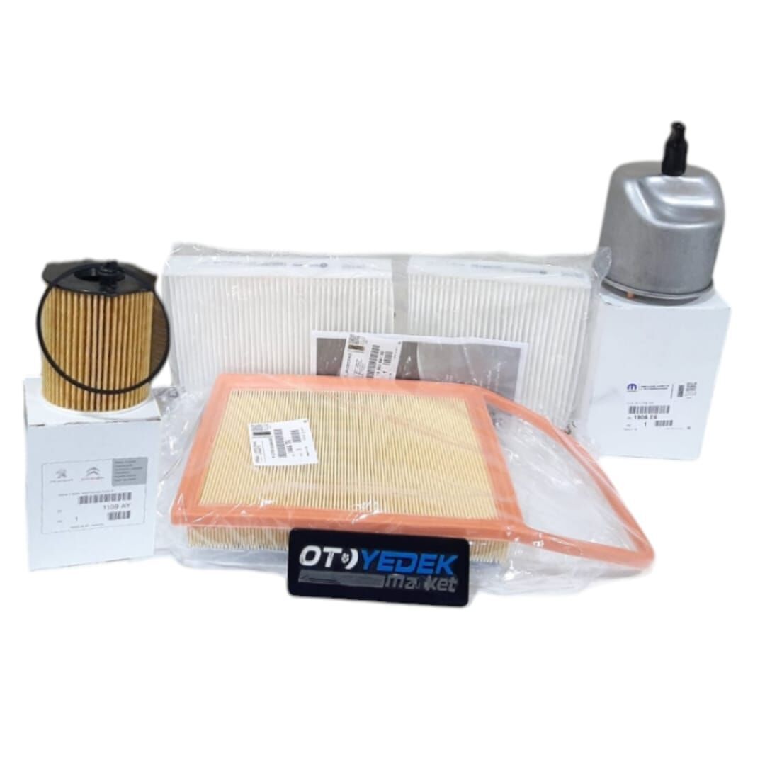 Citroen Berlingo (2012-2017) 1.6 Hdı Euro5 Filtre Seti Yağsız (Orijinal)