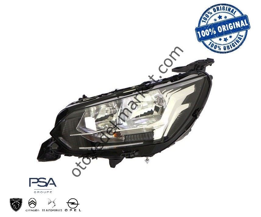 Peugeot 208 (2020-2023) Sol Ön Halojen Far (Orijinal)