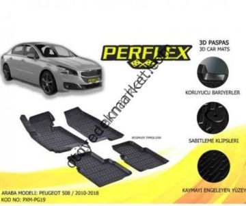 PEUGEOT 508 (2019-2022) 3D HAVUZLU PASPAS TAKIMI 4 ADET