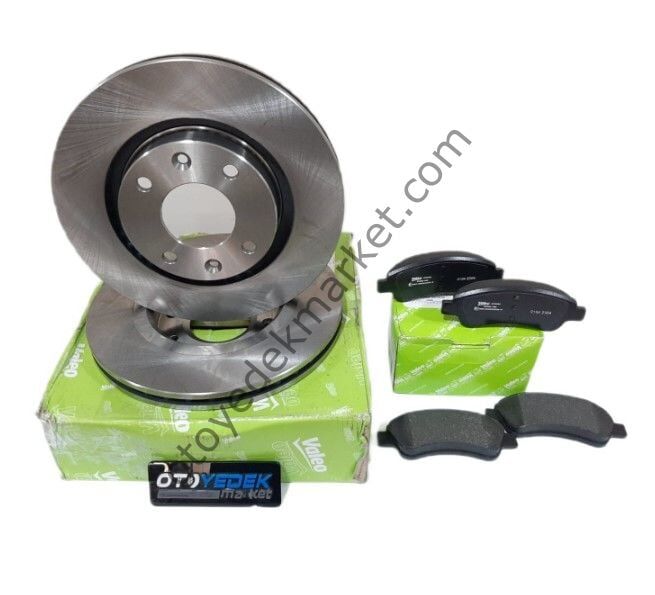Citroen C3 (2003-2010) 1.6 Hdi Ön Fren Disk Ve Balata Takımı (Valeo)