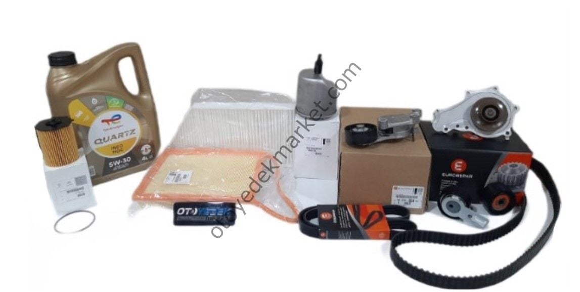 PEUGEOT 206 (2012) Euro 5 1.4 Dizel Ağır Bakım Seti (Orijinal)