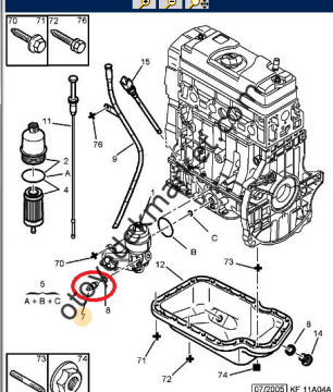 Citroen Berlingo (1998-2008) Yağ Müşürü (Delphi)