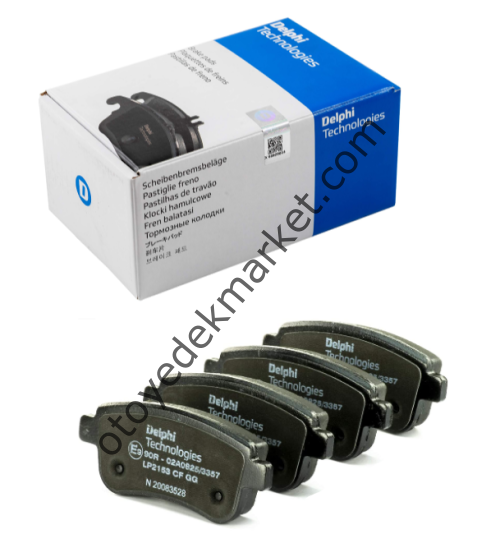 Peugeot Traveller (2017-2026) Arka Fren Balata Takımı (Delphi)