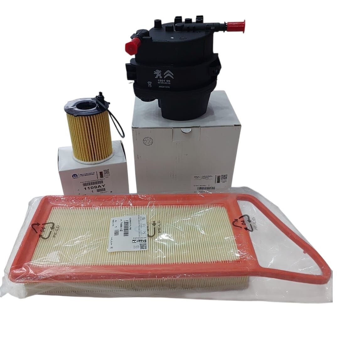 PEUGEOT 207 (2006-2012) 1.4 HDİ FİLTRE BAKIM SETİ POLEN FİLTRESİZ  (ORJİNAL)