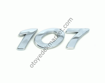 Peugeot 107 Bagaj Yazısı (107) (Orijinal)