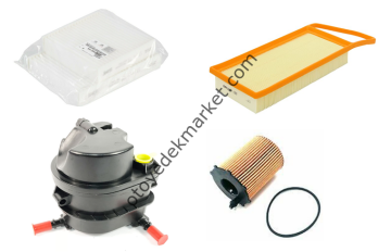 PEUGEOT 207 1,4 HDI FİLTRE SETİ YAĞSIZ (İTHAL)