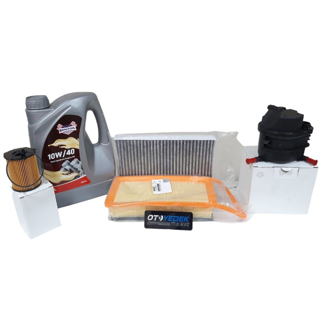 Peugeot 307 (2002-2009) 1.4 Hdı Filtre Seti Ve 10w40 Motor Yağı (İthal)