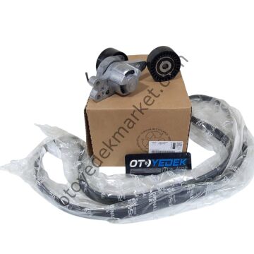 Peugeot 206 (2005-2012) 1.4 Benzinli  Alternatör Gergi Rulmanı - Kütüklü +Avare Rulman+Kayış (Orijinal)