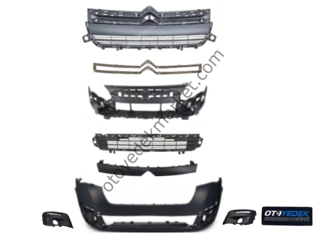 Citroen Berlingo (2015-2018) Dolu Ön Tampon Seti (İthal)