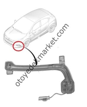 Citroen C4 (2011-2016) DS4 Sağ Gündüz Farı (Orijinal)