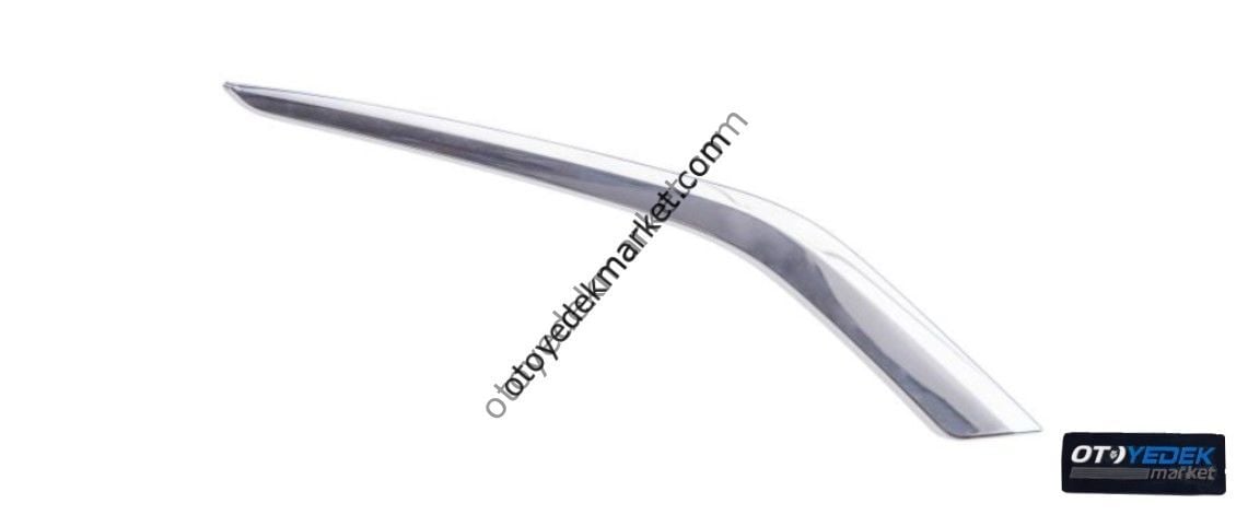 Peugeot 208 (2016-2020) Ön Tampon Sağ Sis Far Çerçeve Nikelajı (İthal)