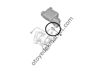 Peugeot 207 (2006-2012) 1.4 Hdi Hava Resonatör Contası (Orijinal)