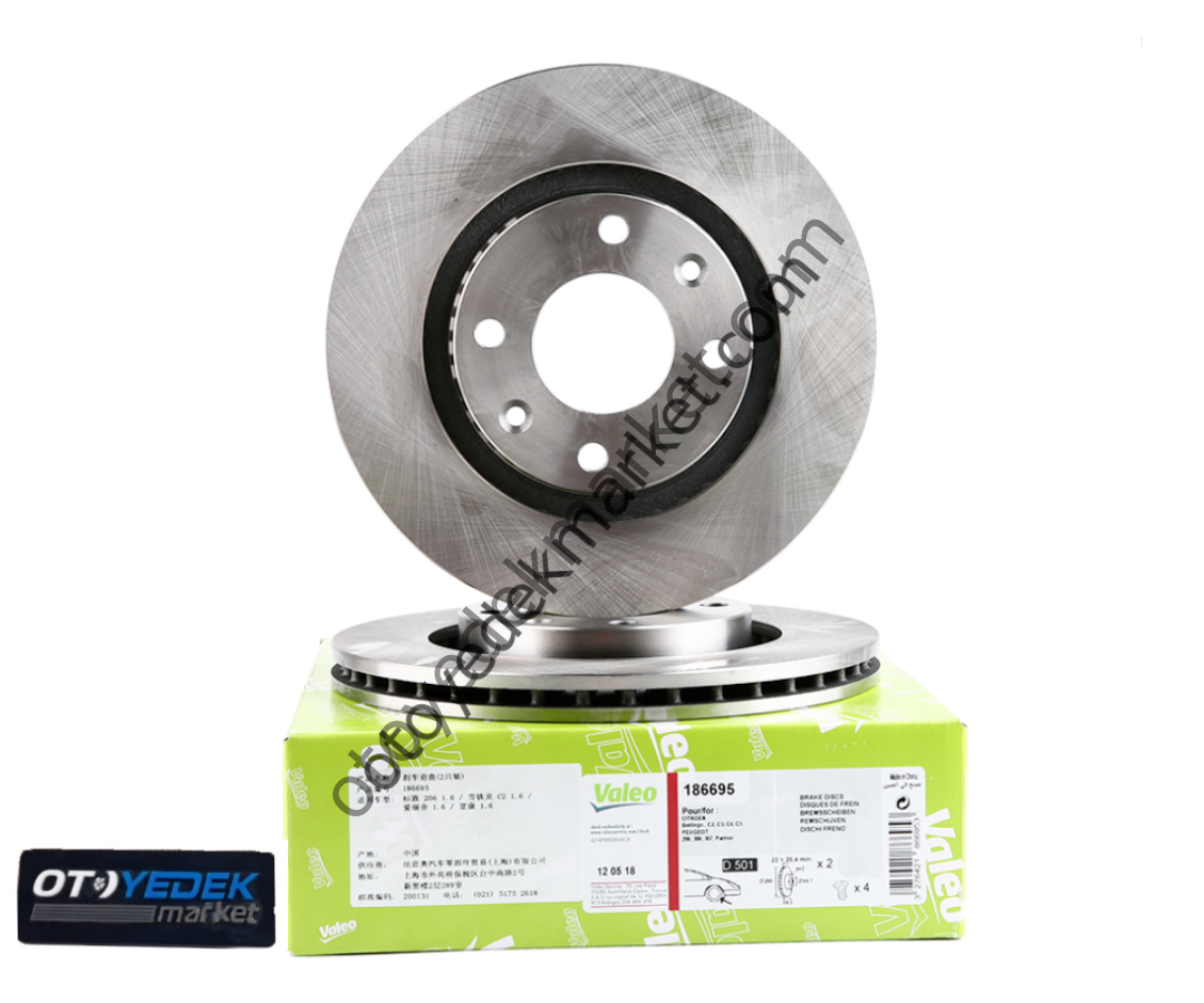 CİTROEN BERLİNGO (2008-2018) ÖN FREN DİSK TAKIMI (VALEO)