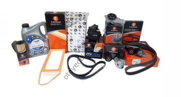 Peugeot 206 (2003-2011) 1.4 Hdi Ağır Bakım Seti (Orijinal) Ve 10w40 Motor Yağ