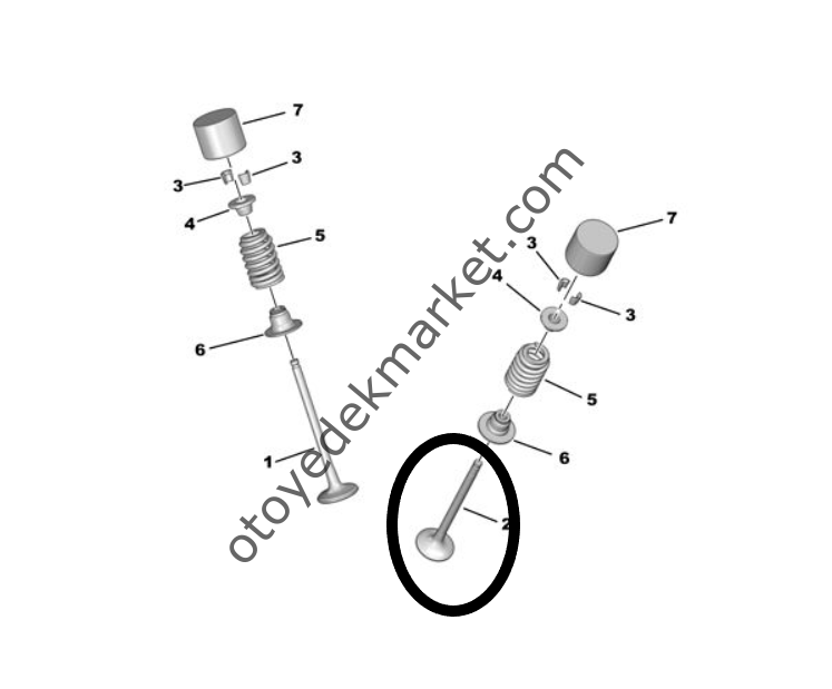 Citroen C3 Aircross (2017-2024) 1.2 Turbo Benzinli Egzoz Subapı (Orijinal)