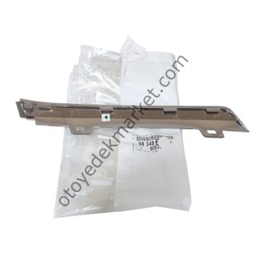 Citroen C4 X (2021-2024) Ön Tampon Sol Lamba Çıtası (Krom Gri Renginde) (Orijinal)