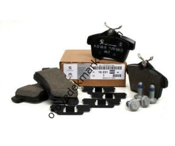 PEUGEOT 3008 (2008-2015) ARKA FREN BALATASI (ORİJİNAL)