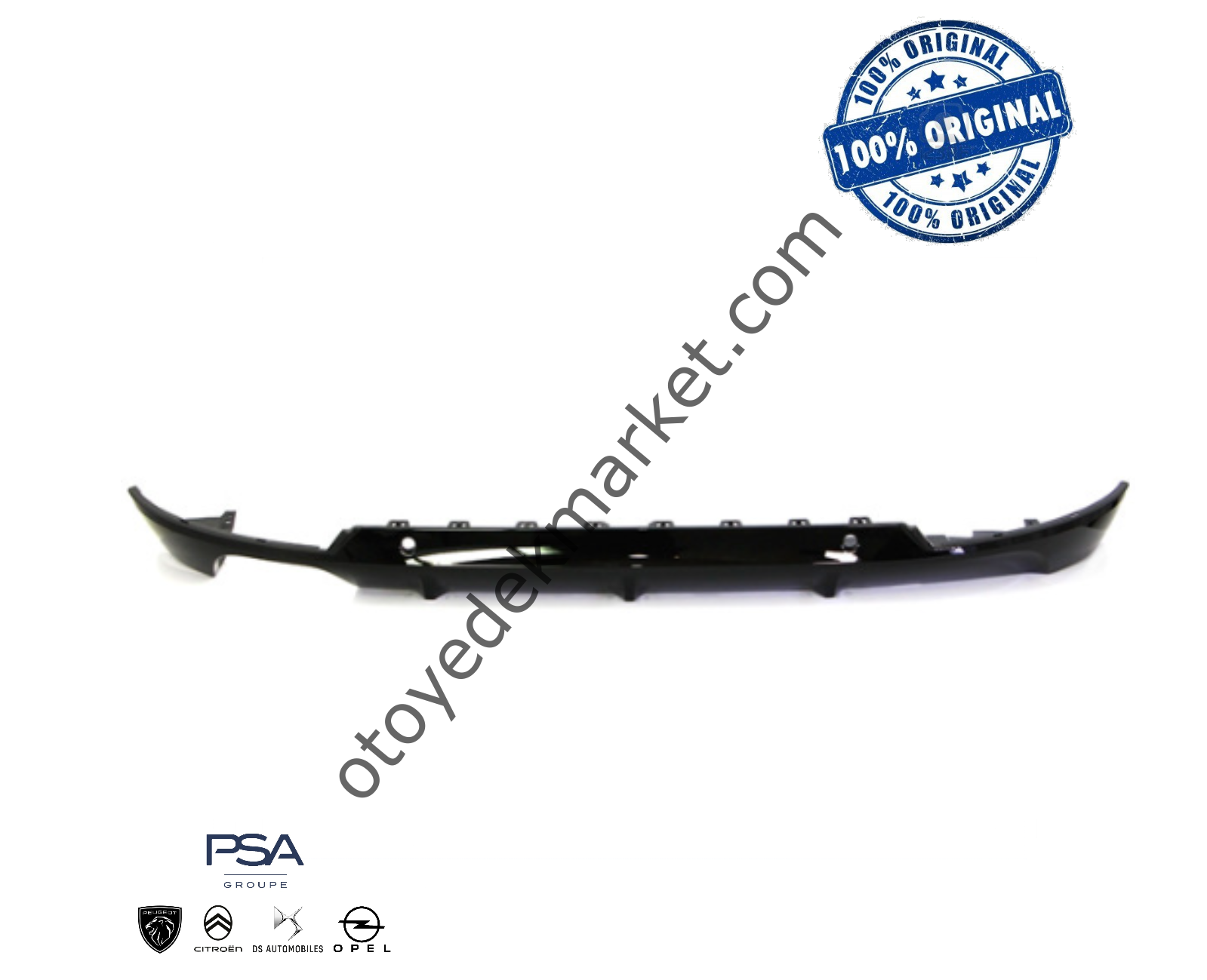 Peugeot 508 (2019-2023) Arka Tampon Alt Eteği / Difüzör Spoyleri (Orijinal)