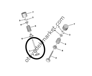 Peugeot 308 (2016-2021) 1.2 Turbo Benzinli Emme Subapı (Orijinal)