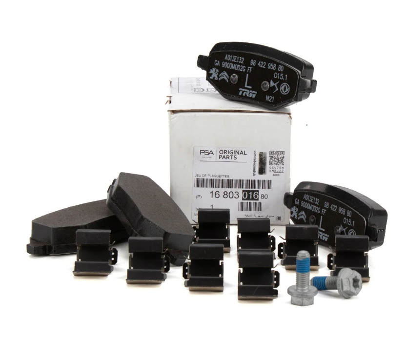 Peugeot 2008 (2020-2024) Arka Fren Balatası (Orijinal)