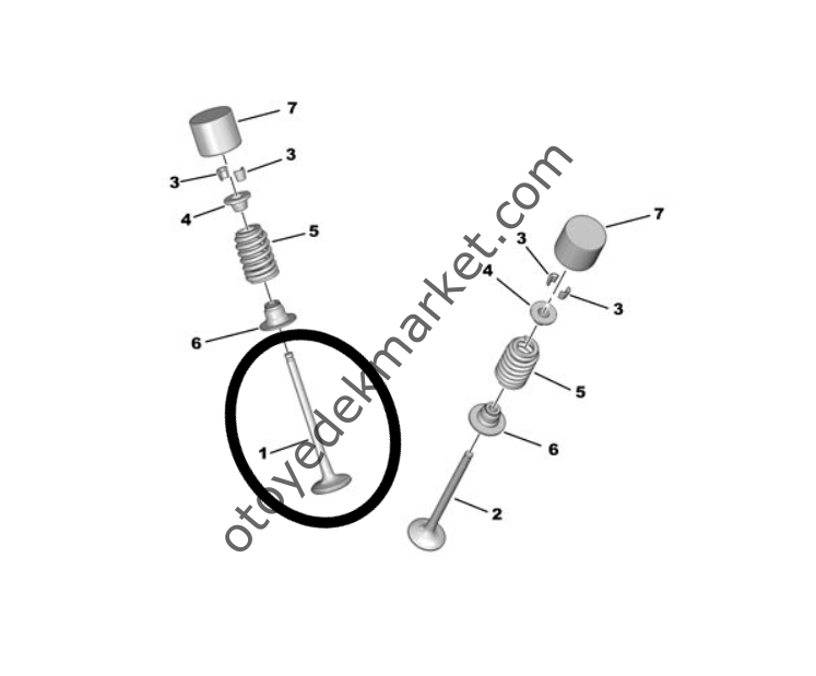 Peugeot 208 (2020-2024) 1.2 Turbo Benzinli Emme Subapı (Orijinal)