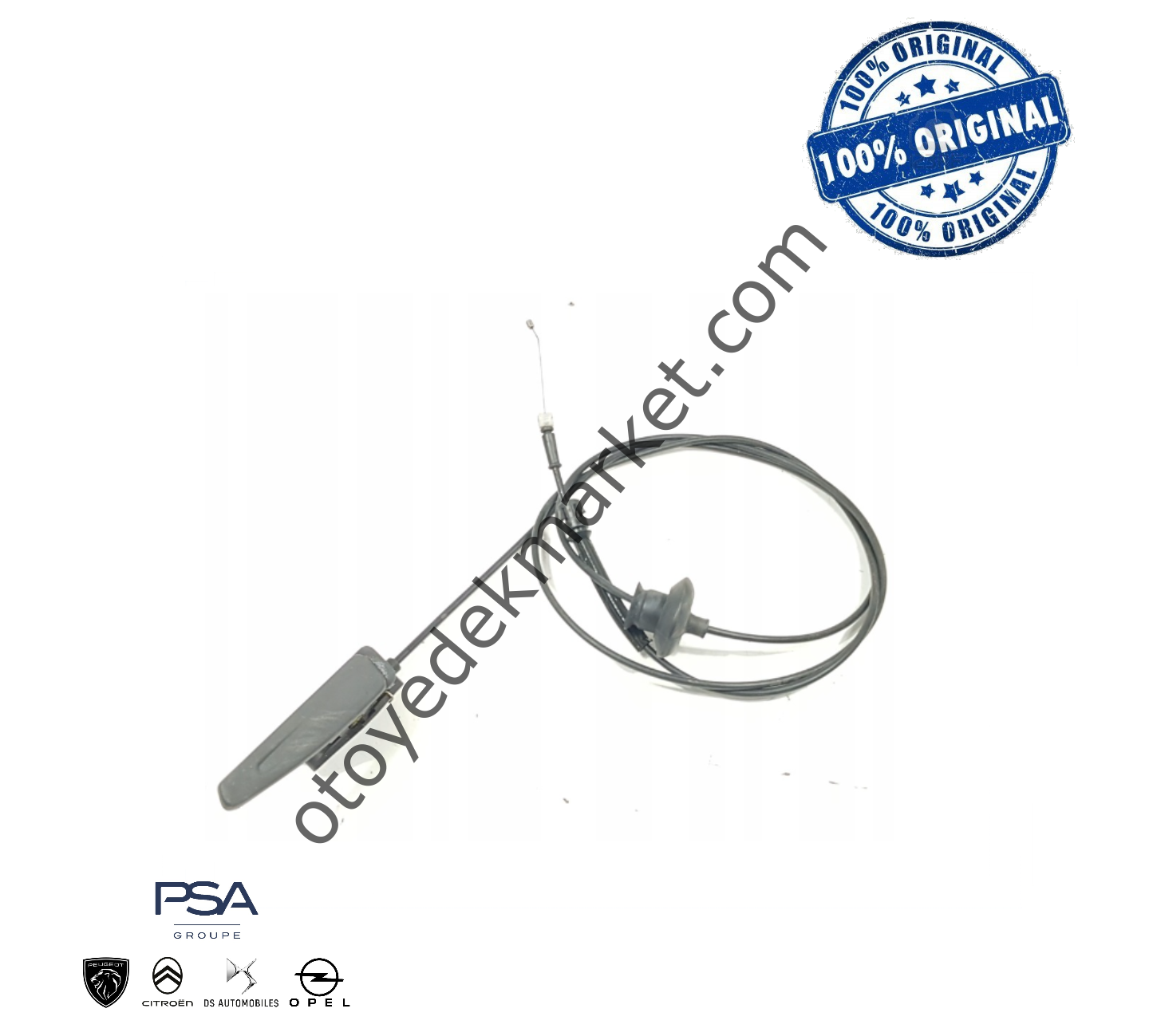 Peugeot 508 (2019-2023) Motor Kaput Açma Teli (Orijinal)