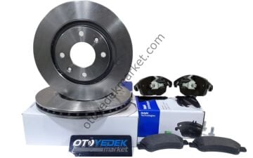 CİTROEN BERLİNGO (2009-2018) ÖN FREN DİSKİ VE BALATA TAKIMI (DELPHİ)