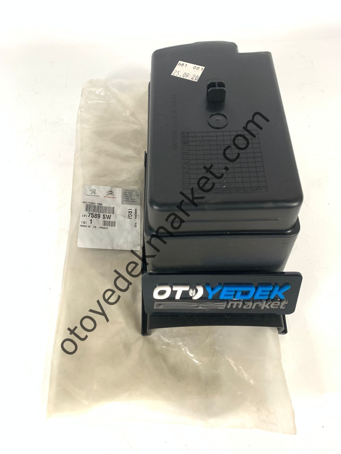 Peugeot 308 (2008-2019) Orta Kolçak Bozuk Para Kutusu (Orijinal)