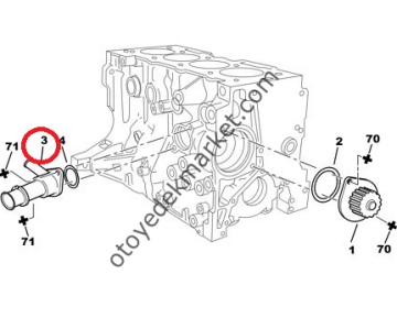 PEUGEOT 106 GTI SU TAKSİMATI BLOKTAKİ (İTHAL)