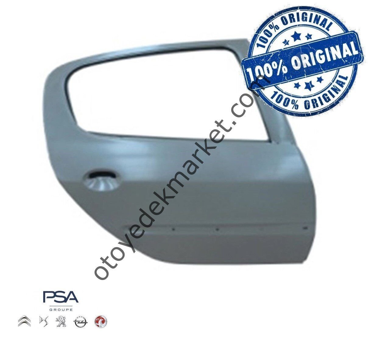 Peugeot 206 (1999-2009) Sağ Arka Kapı (Orijinal)