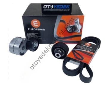 PEUGEOT BİPPER (2008-2013) 1,4 HDİ ALTERNATÖR KÜTÜKLÜ KAYIŞ SETİ (ORİJİNAL EUROREPAR)