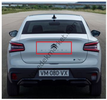 Citroen C4 X (2021-2024) Bagaj ''Citroen'' Yazısı ve Amblemi (Orijinal)