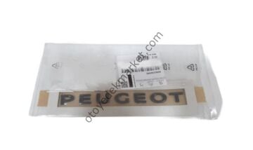 Peugeot 508 (2019-2023) Bagaj Kapağı ''Peugeot'' Yazısı, Sİyah (Orijinal)