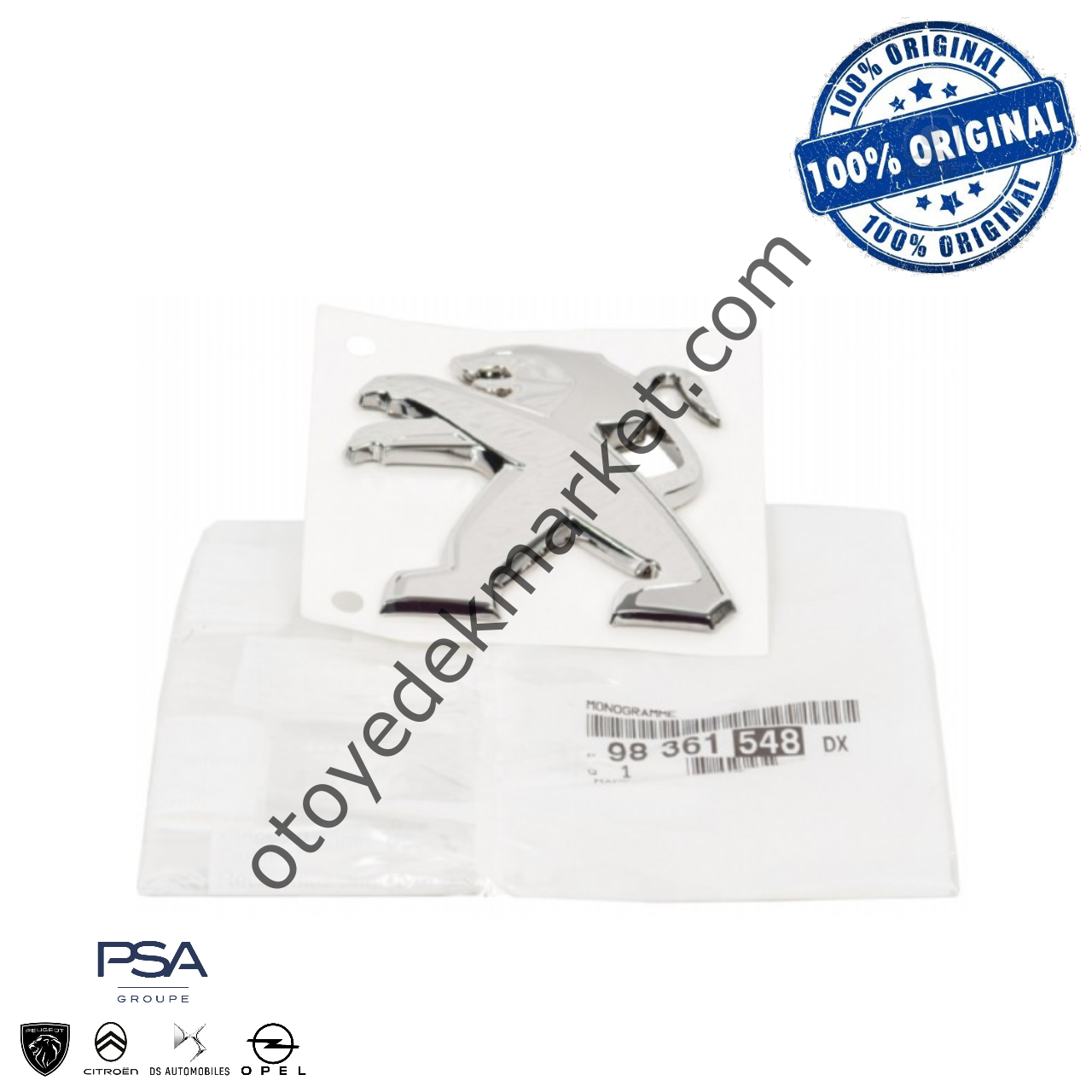 Peugeot 508 (2019-2023) Ön Aslan Amblemi (Orijinal)