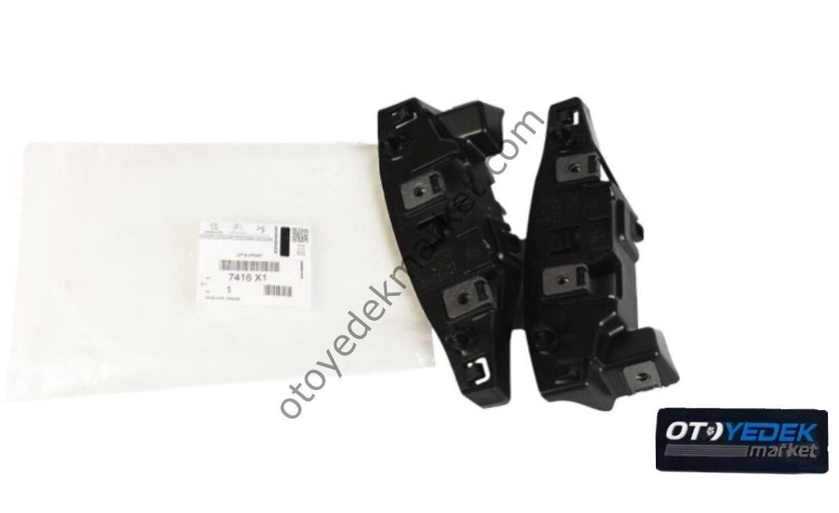 DS4 (2012-2018) ÖN TAMPON BAĞLATI BRAKET TAKIMI (ORİJİNAL)