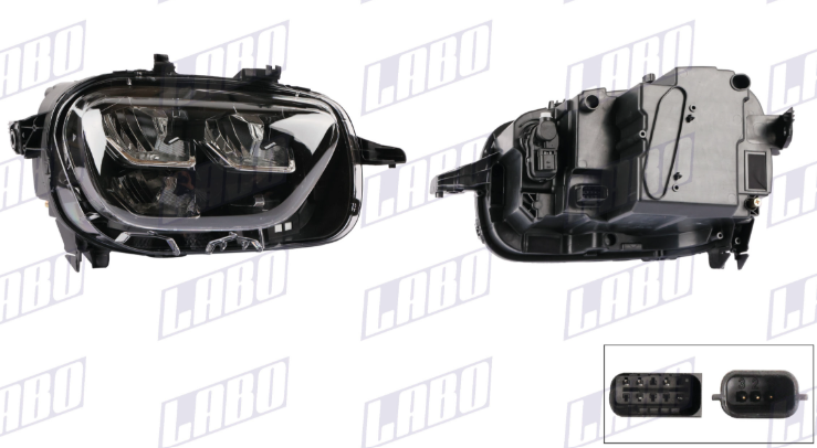 Citroen C3 (2020-2024) Sol Ön Far Ledli (İthal)