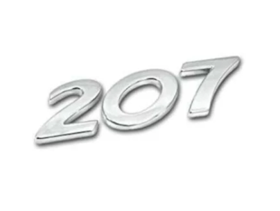 PEUGEOT 207 (2006-2012) ''207''  YAZISI (İTHAL)