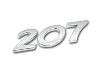 PEUGEOT 207 (2006-2012) ''207''  YAZISI (İTHAL)