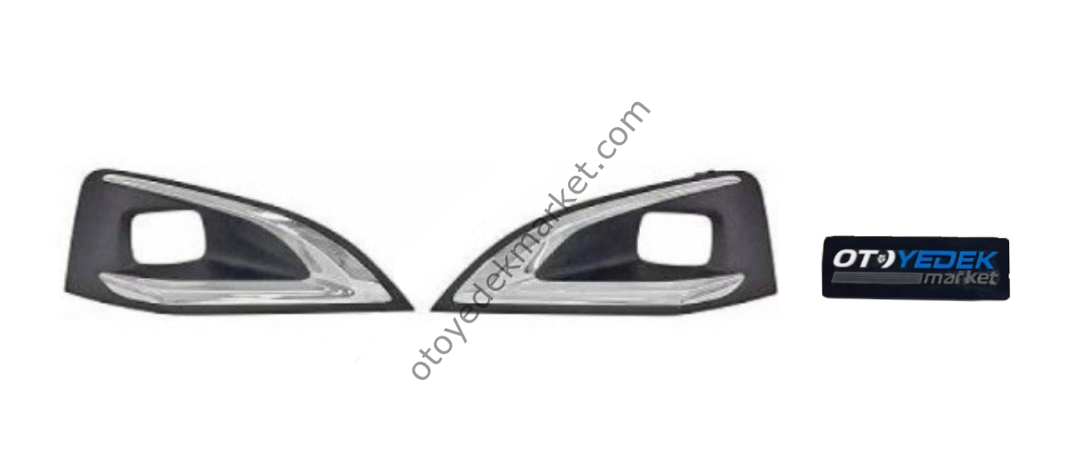 Peugeot 3008 (2016-2019) Sis Far Çerçeve Takımı (İthal)