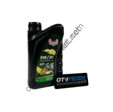 Benzoil DPF (Dizel Partikül Filtre) Uyumlu 5W 30 Motor Yağı 1 Litre (Benzoil)